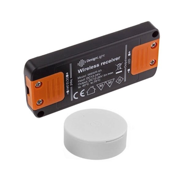 Zestaw: wyłącznik czarny + sensor OLI-ZES-1P-BI-01 biały